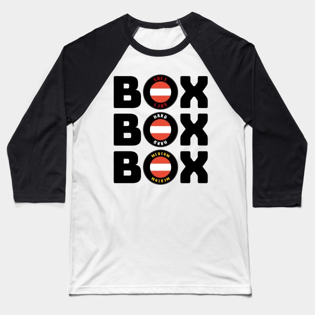 Box Box Box Baseball T-Shirt by Myartstor 